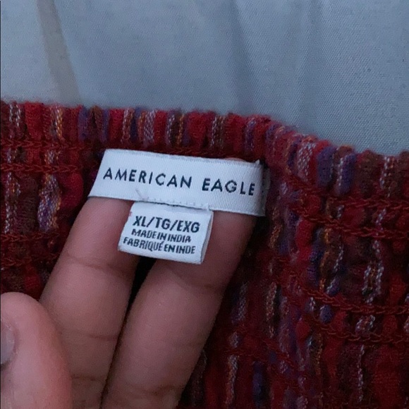 A multi color crop top from American eagle - Picture 3 of 4